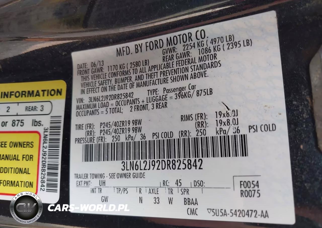 2013 Lincoln Mkz VIN:3LN6L2J92DR825842 - 9