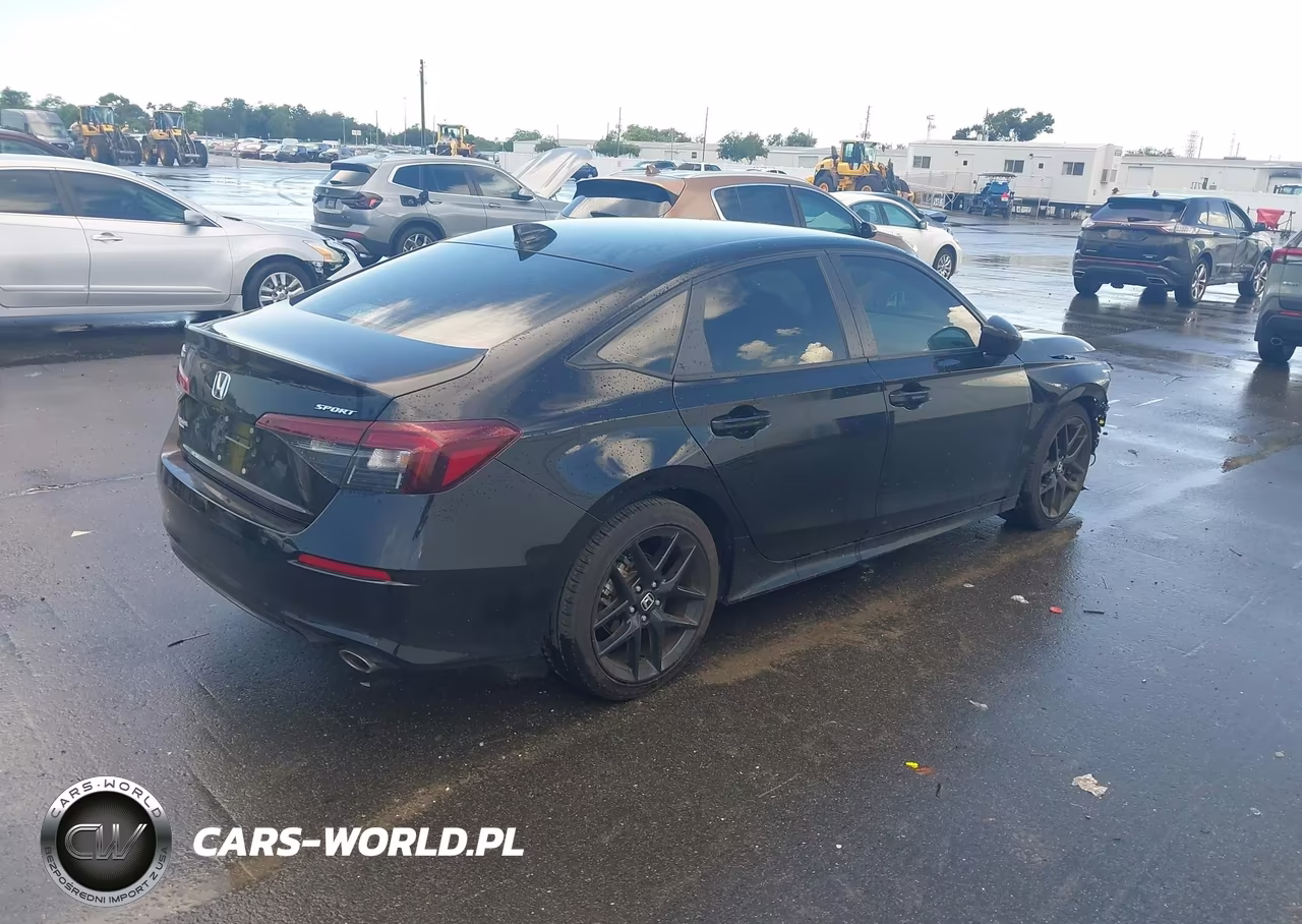 2025 Honda Civic Sport VIN:2HGFE2F55SH558047 - 4