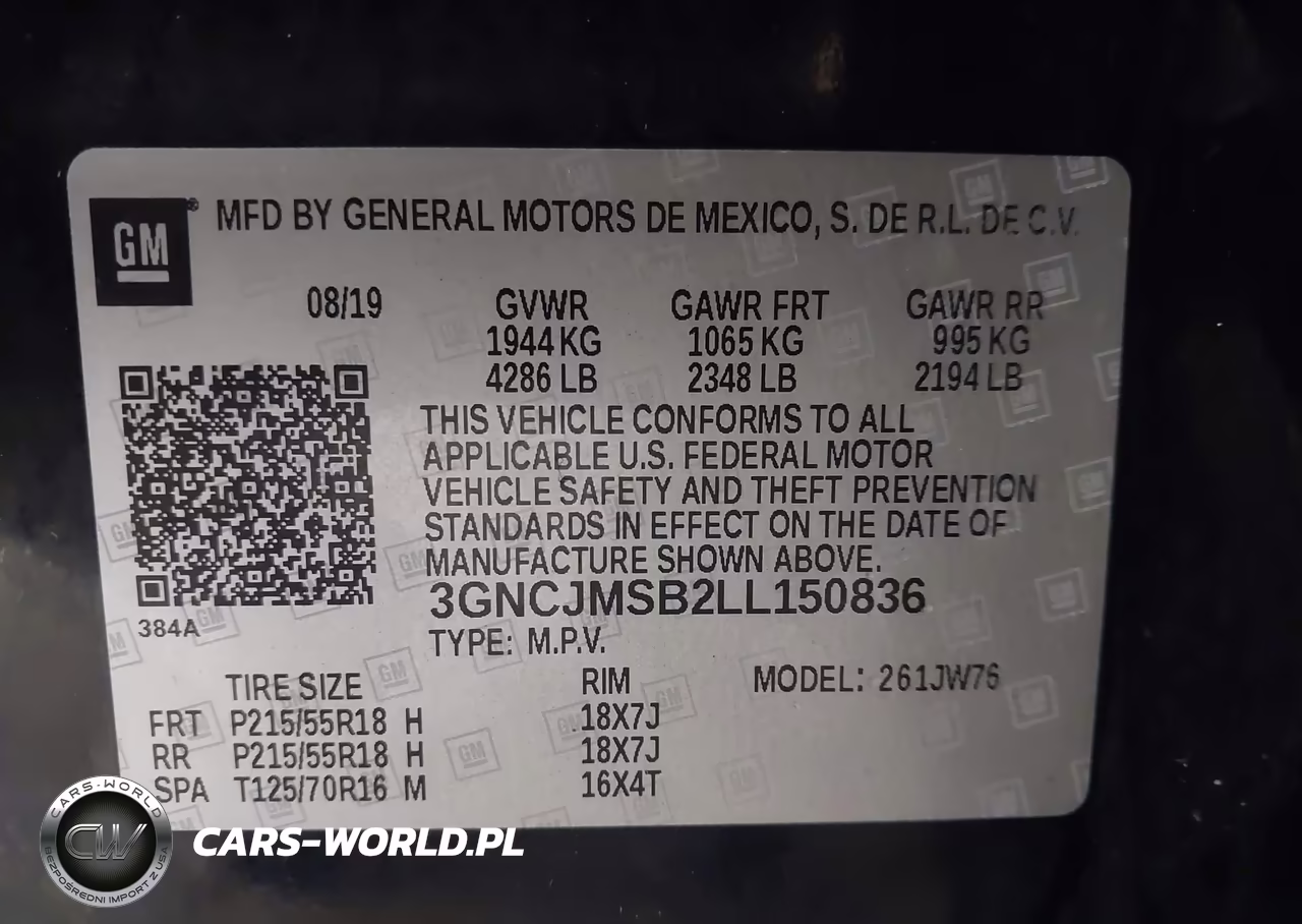 2020 Chevrolet Trax Fwd Premier VIN:3GNCJMSB2LL150836 - 17