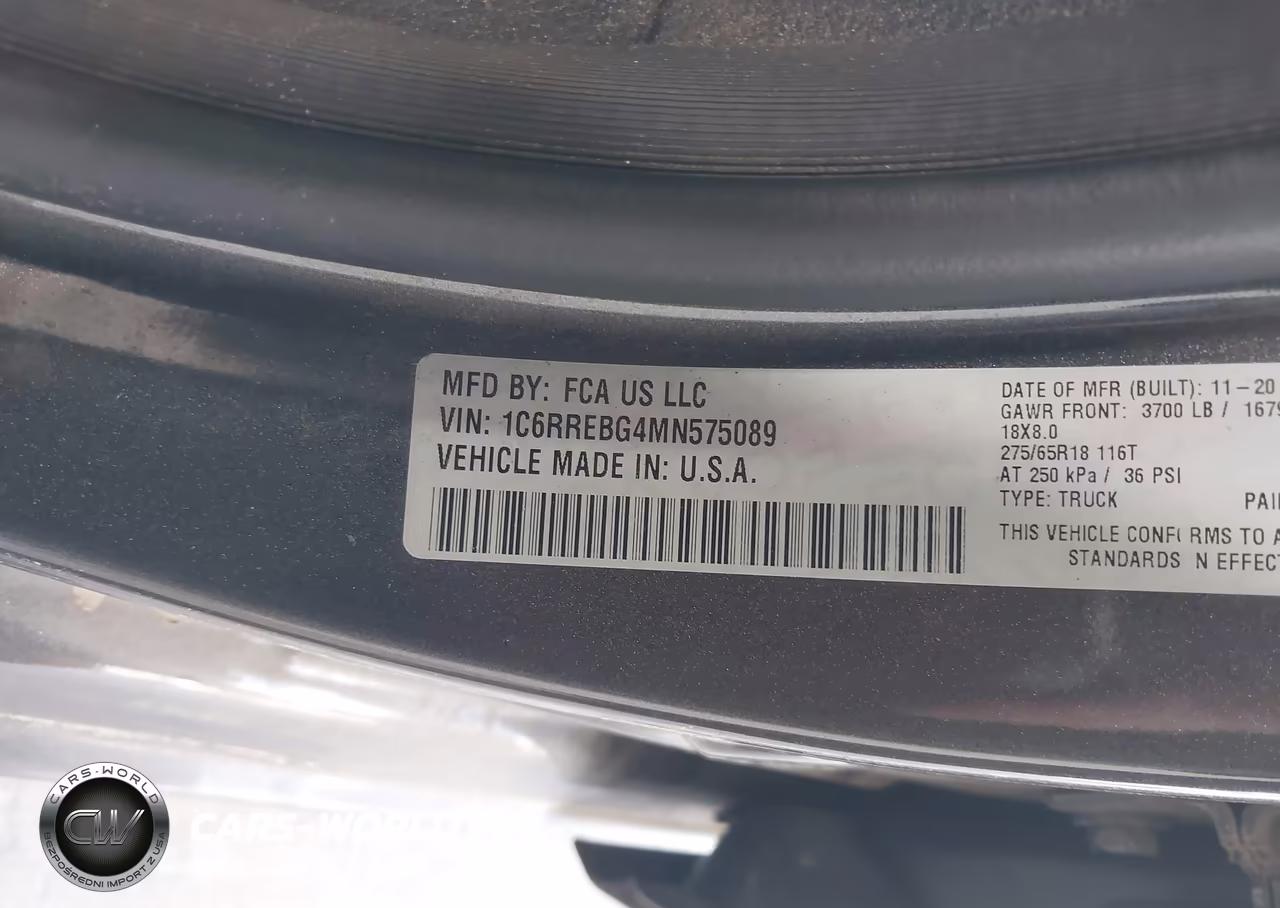 2021 Ram 1500 Big Horn 4X2 6'4 Box VIN:1C6RREBG4MN575089 - 9