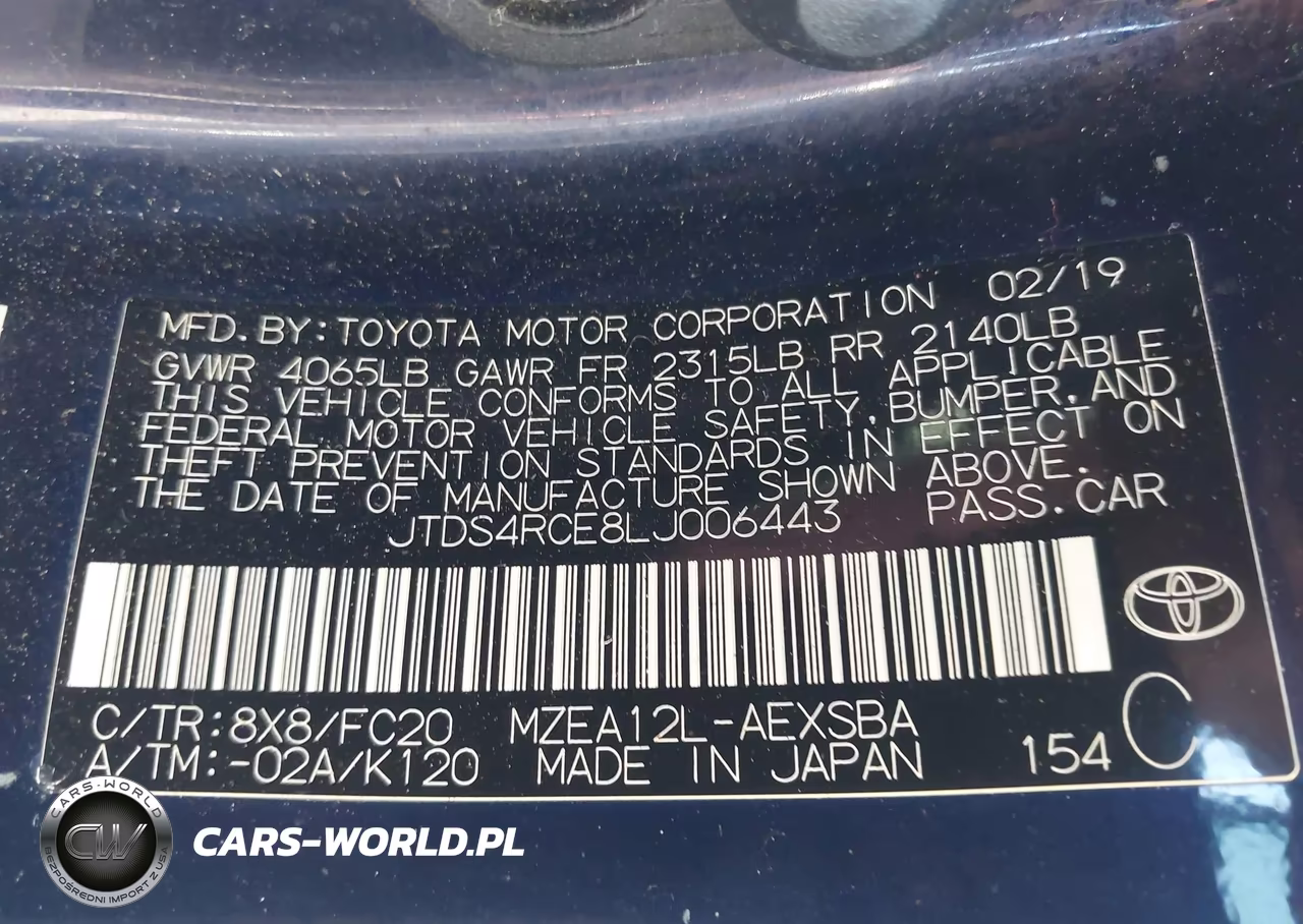 2020 Toyota Corolla Se VIN:JTDS4RCE8LJ006443 - 9