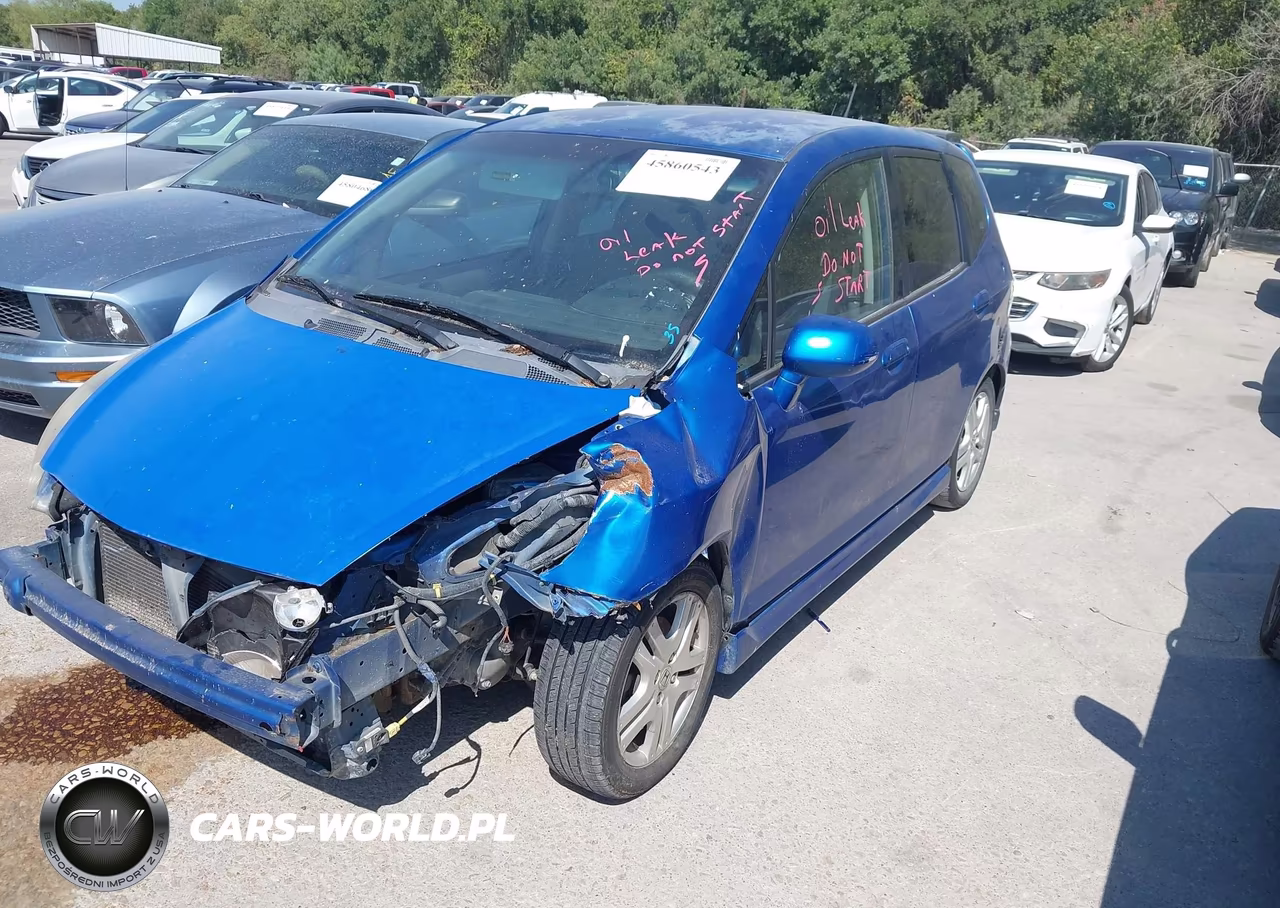 2007 Honda Fit Sport VIN:JHMGD38657S068420 - 2