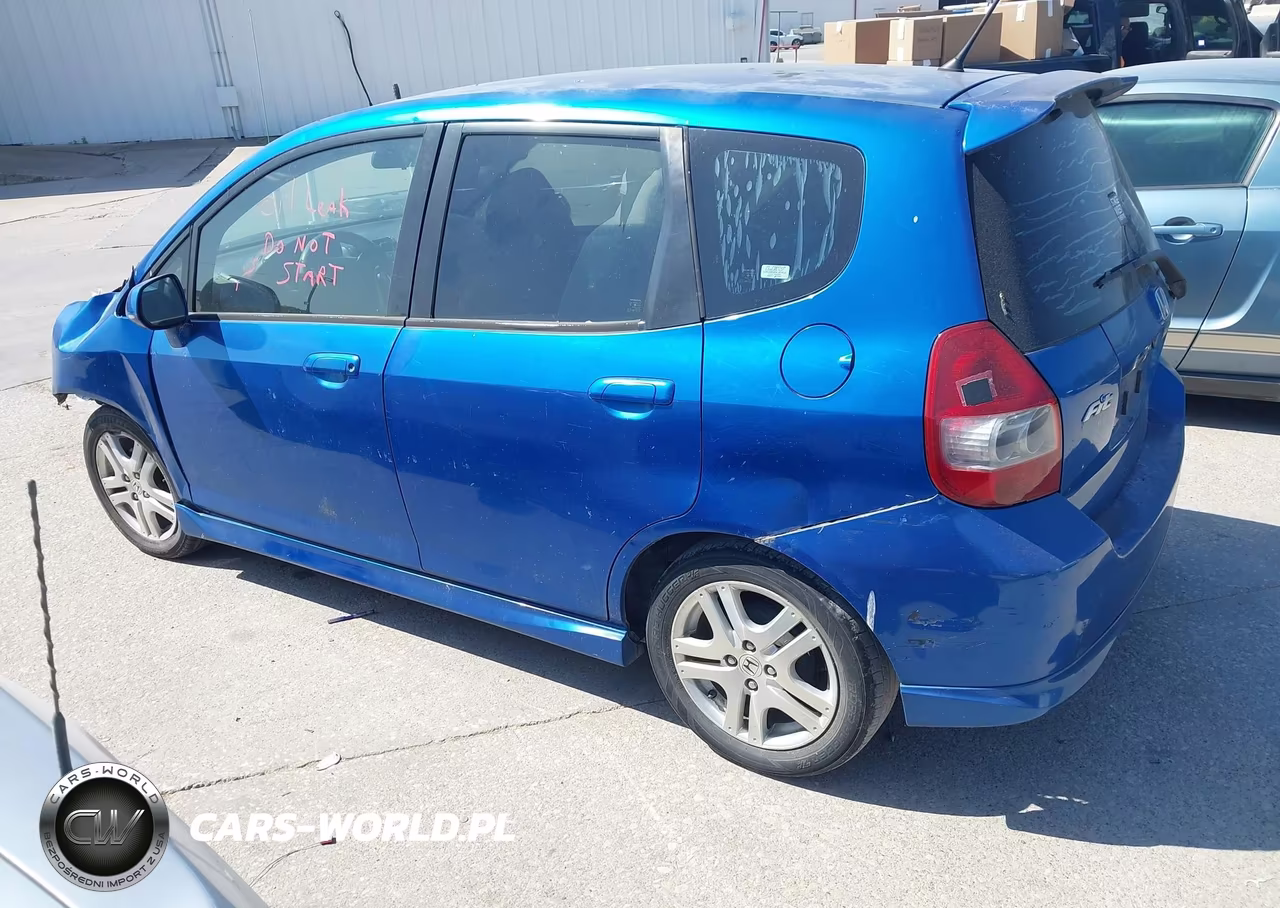 2007 Honda Fit Sport VIN:JHMGD38657S068420 - 3