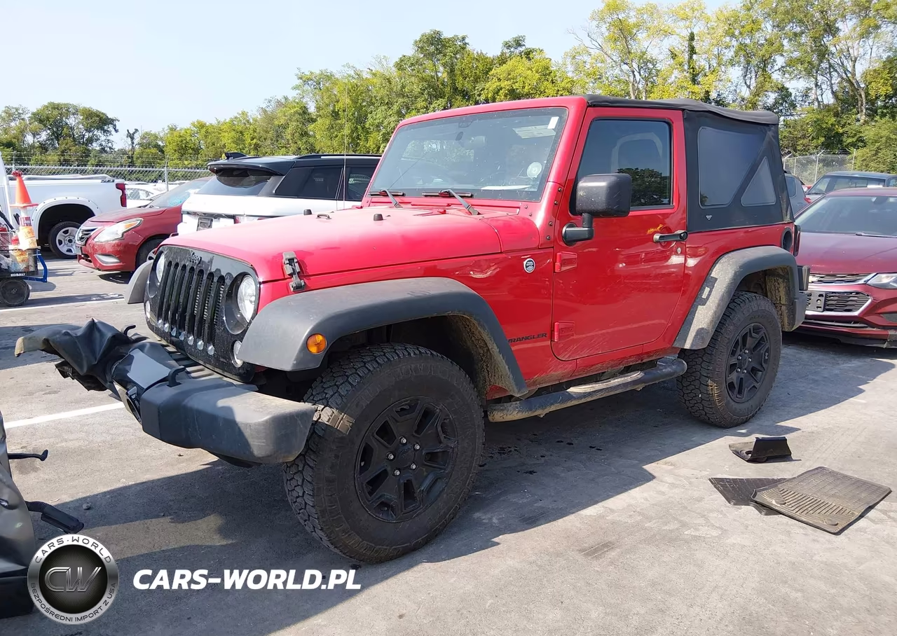 2015 Jeep Wrangler Willys Wheeler VIN:1C4AJWAG5FL596844 - 2