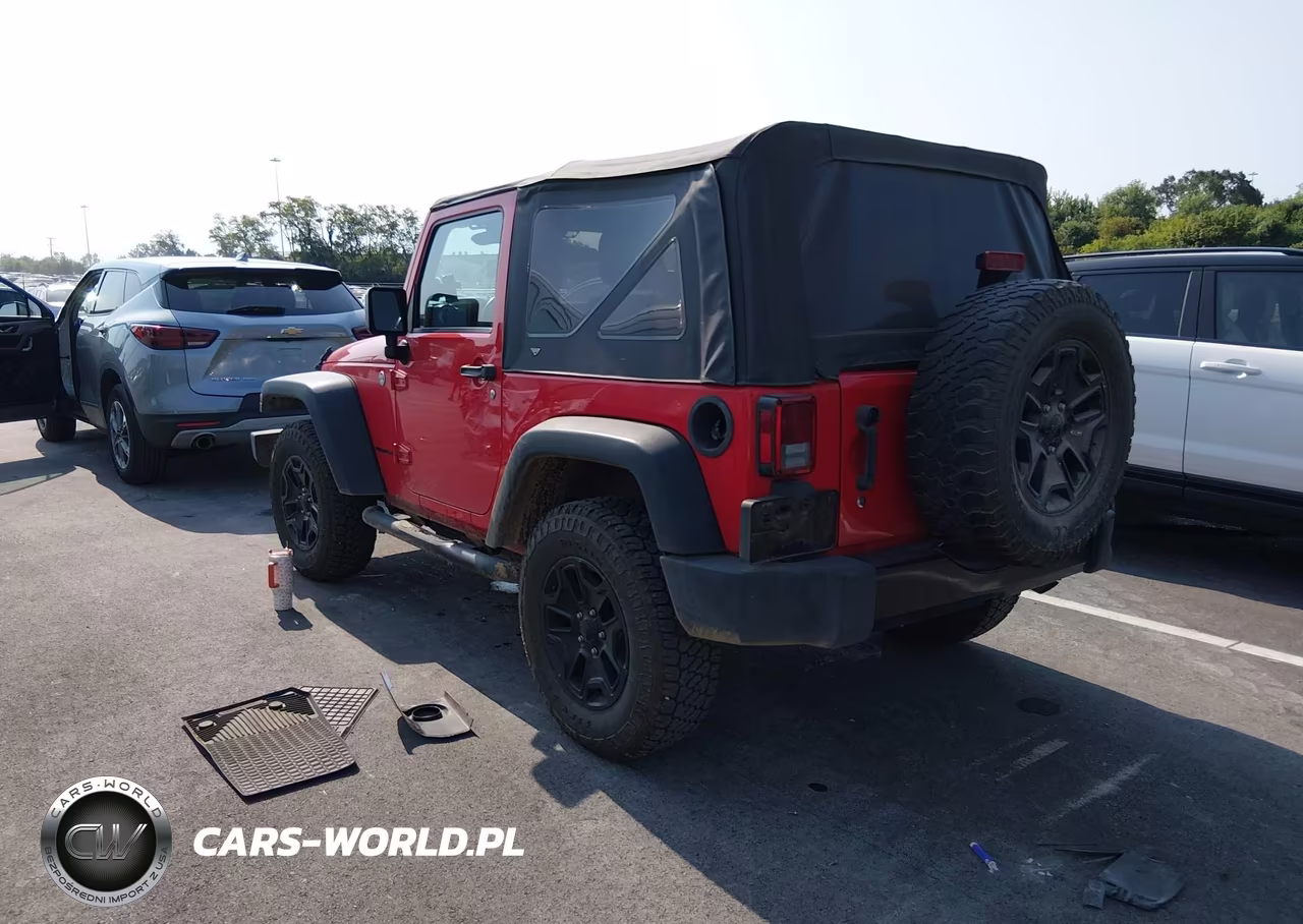 2015 Jeep Wrangler Willys Wheeler VIN:1C4AJWAG5FL596844 - 3