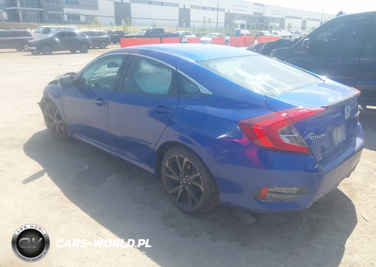 2020 Honda Civic Sport VIN:19XFC2F89LE214930 - 3