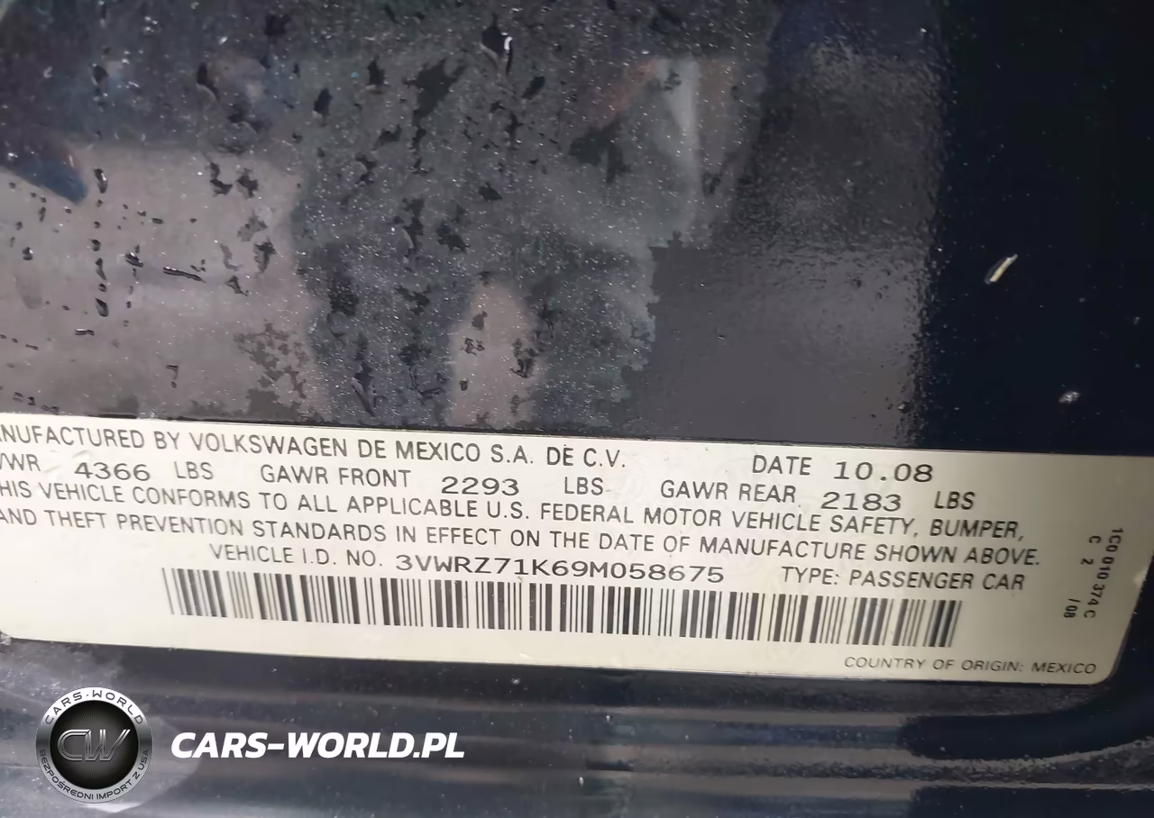 2009 Volkswagen Jetta Se-Sel VIN:3VWRZ71K69M058675 - 9