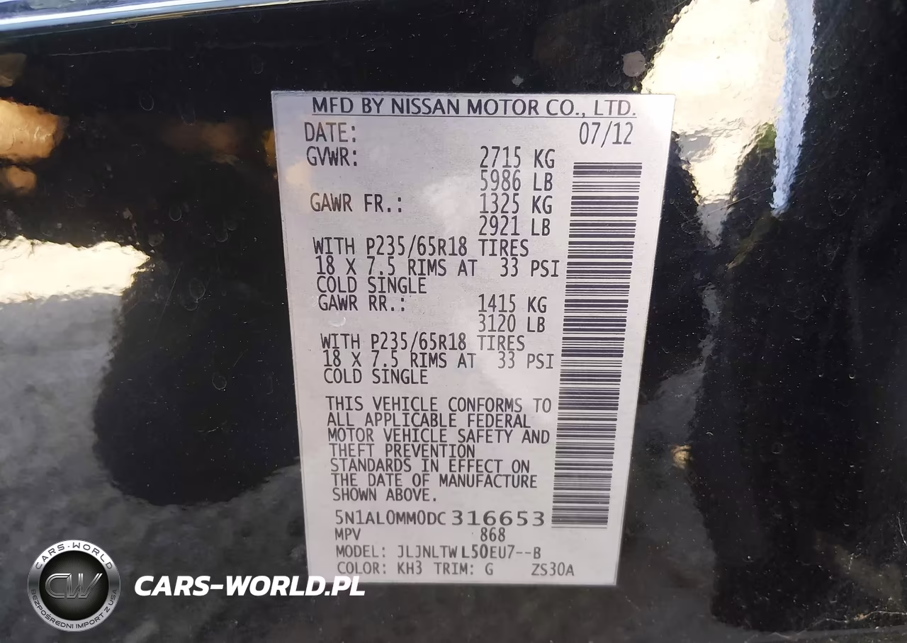 2013 Infiniti Jx35 VIN:5N1AL0MM0DC316653 - 9