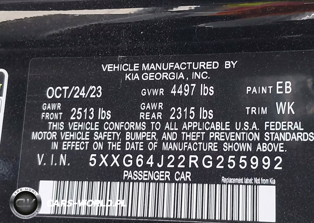 2024 Kia K5 Gt-Line VIN:5XXG64J22RG255992 - 9