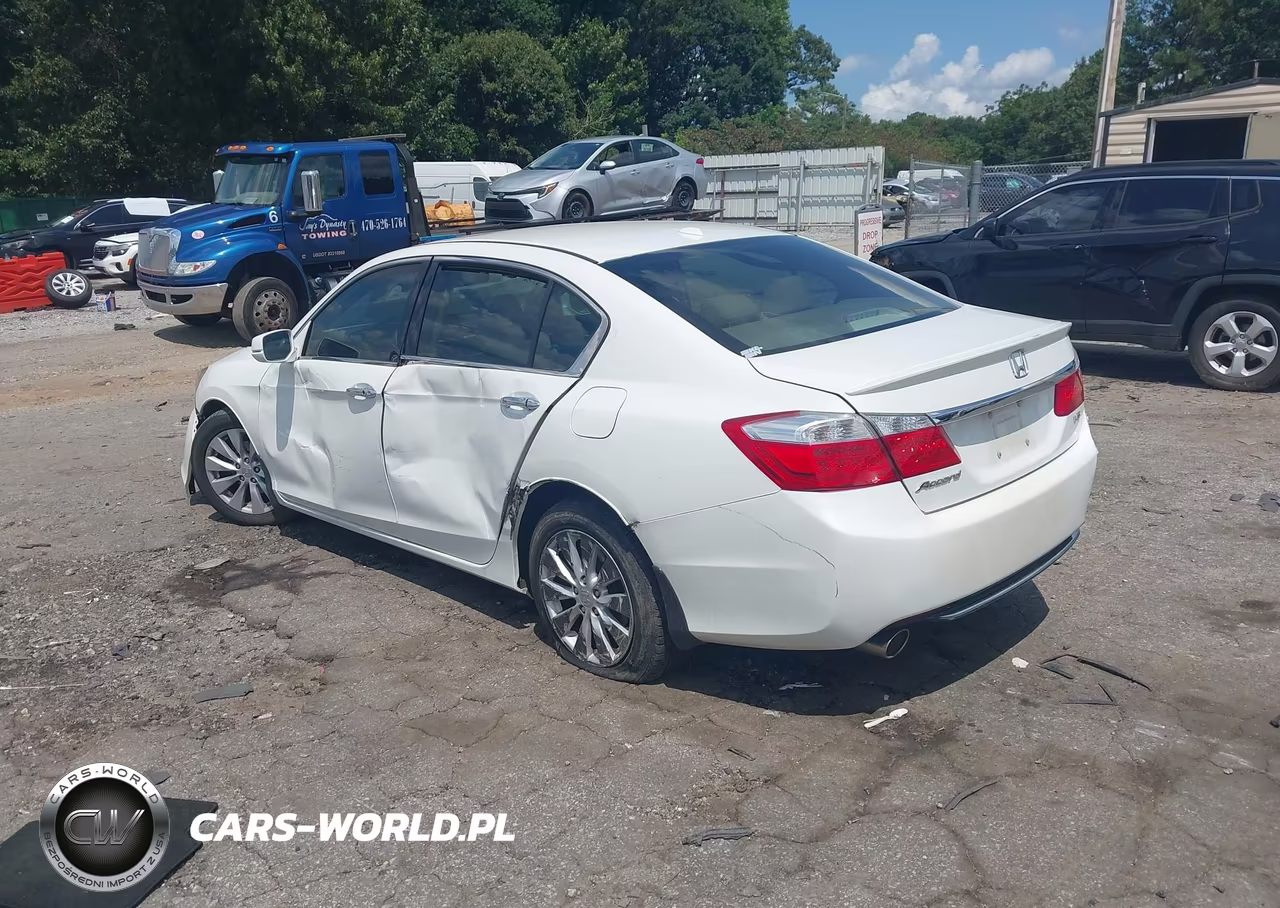 2014 Honda Accord Ex-L V-6 VIN:1HGCR3F8XEA032975 - 3