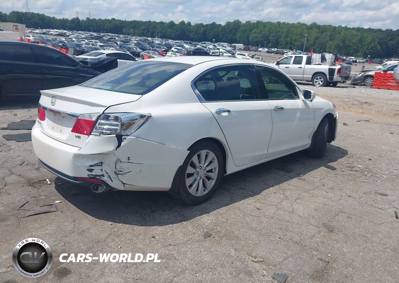 2014 Honda Accord Ex-L V-6 VIN:1HGCR3F8XEA032975 - 4