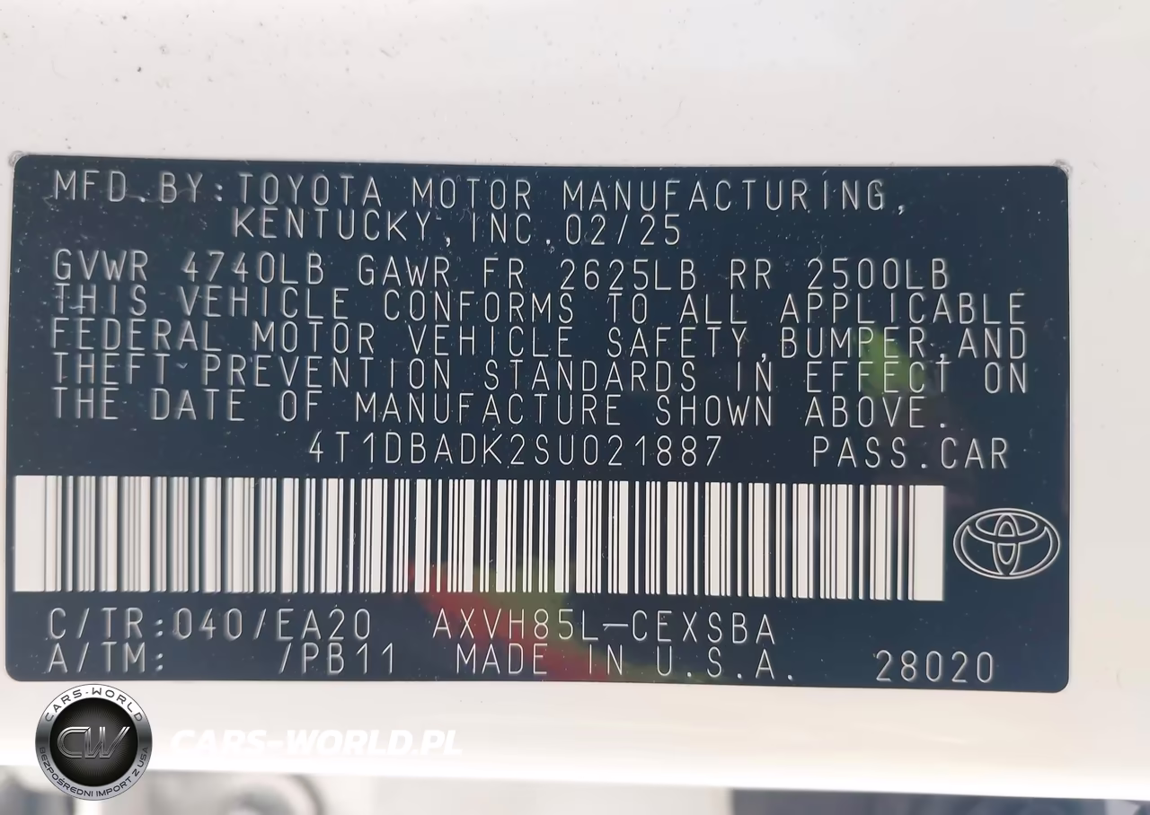 2025 Toyota Camry Se VIN:4T1DBADK2SU021887 - 9