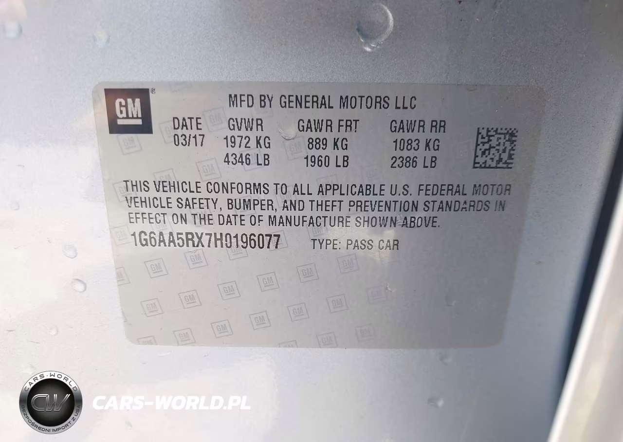 2017 Cadillac Ats Standard VIN:1G6AA5RX7H0196077 - 9