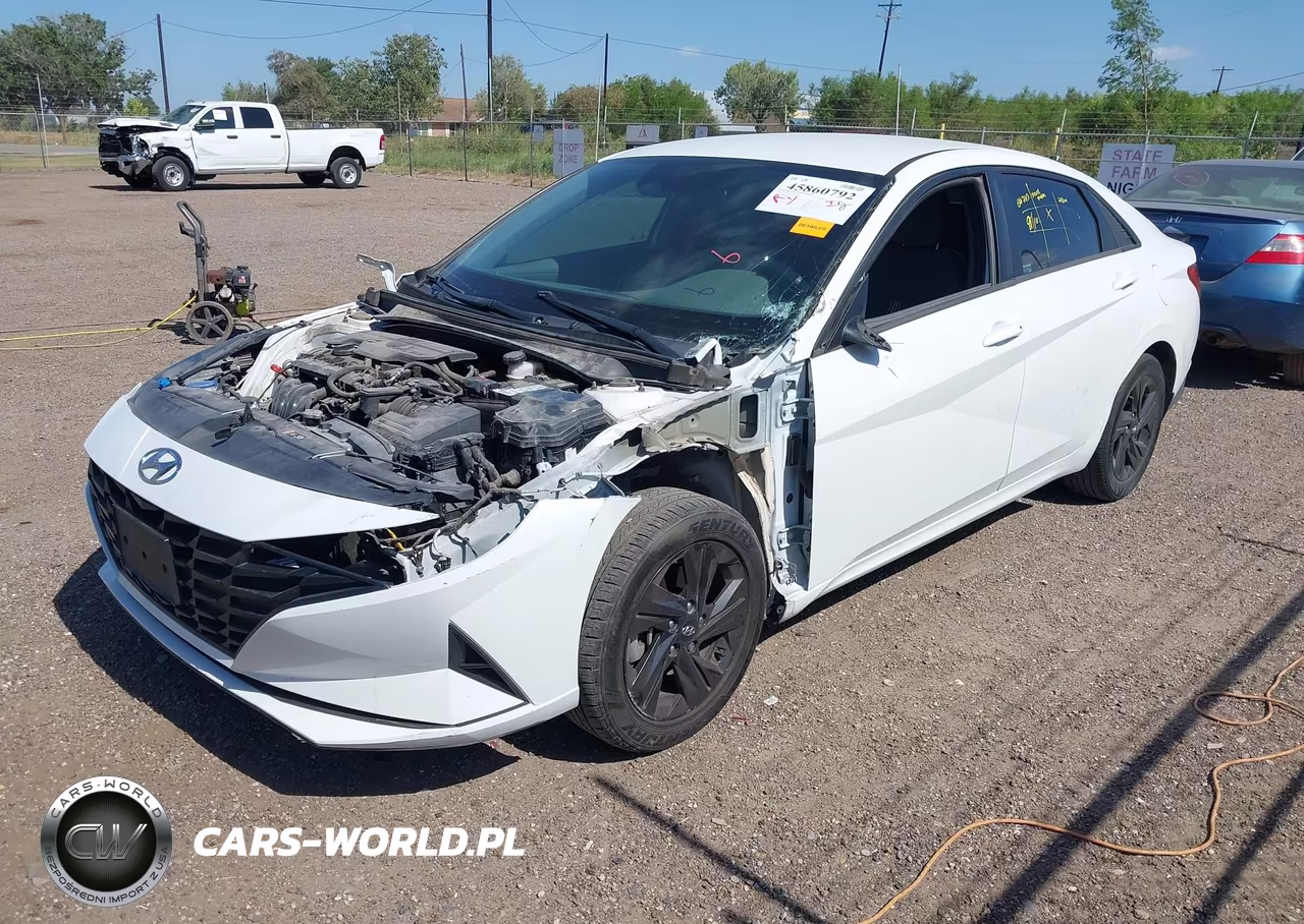 2022 Hyundai Elantra Sel VIN:5NPLM4AG4NH077663 - 2