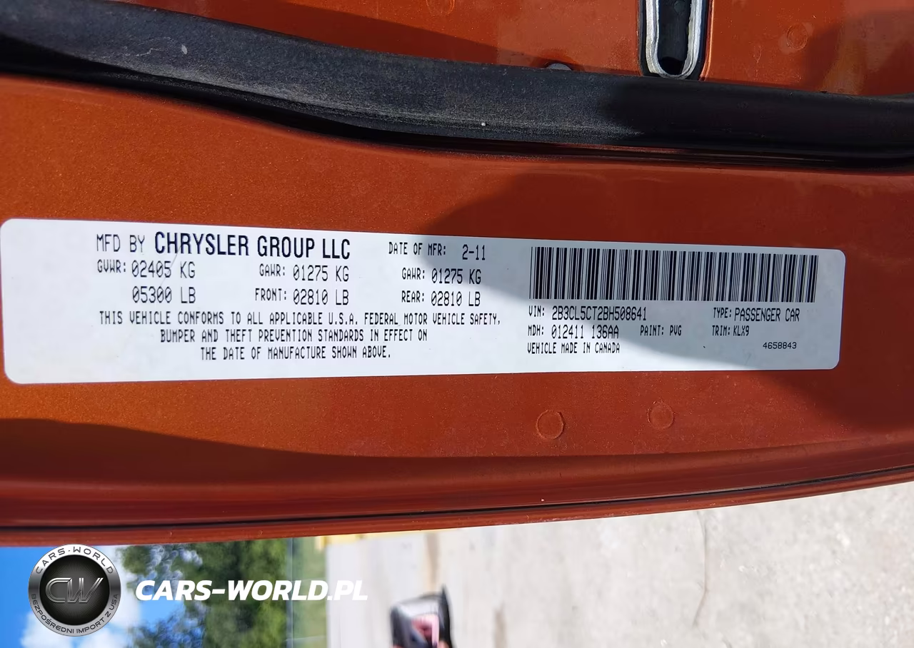 2011 Dodge Charger R-T VIN:2B3CL5CT2BH508641 - 9