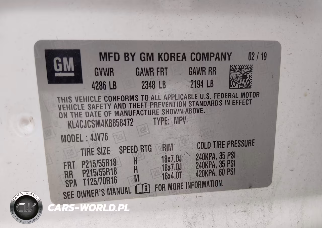 2019 Buick Encore Fwd Essence VIN:KL4CJCSM4KB858472 - 9