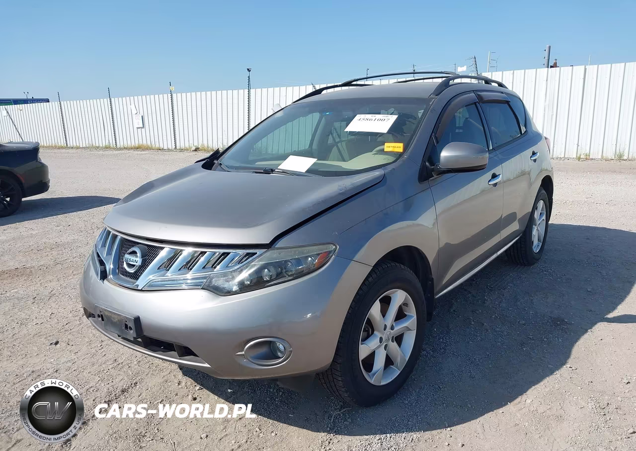 2009 Nissan Murano Sl VIN:JN8AZ18U29W026069 - 2