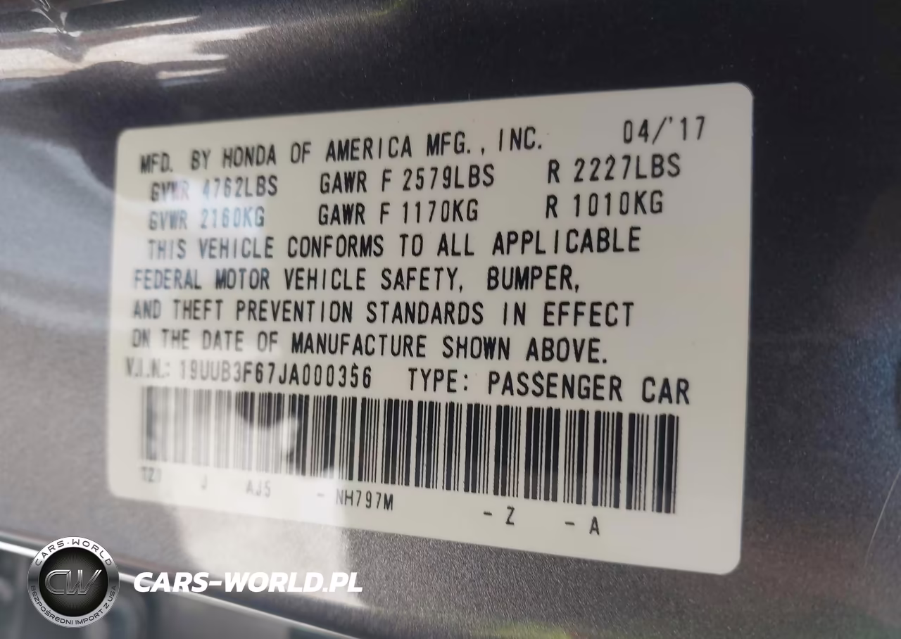 2018 Acura Tlx Tech A-Spec Pkgs VIN:19UUB3F67JA000356 - 9