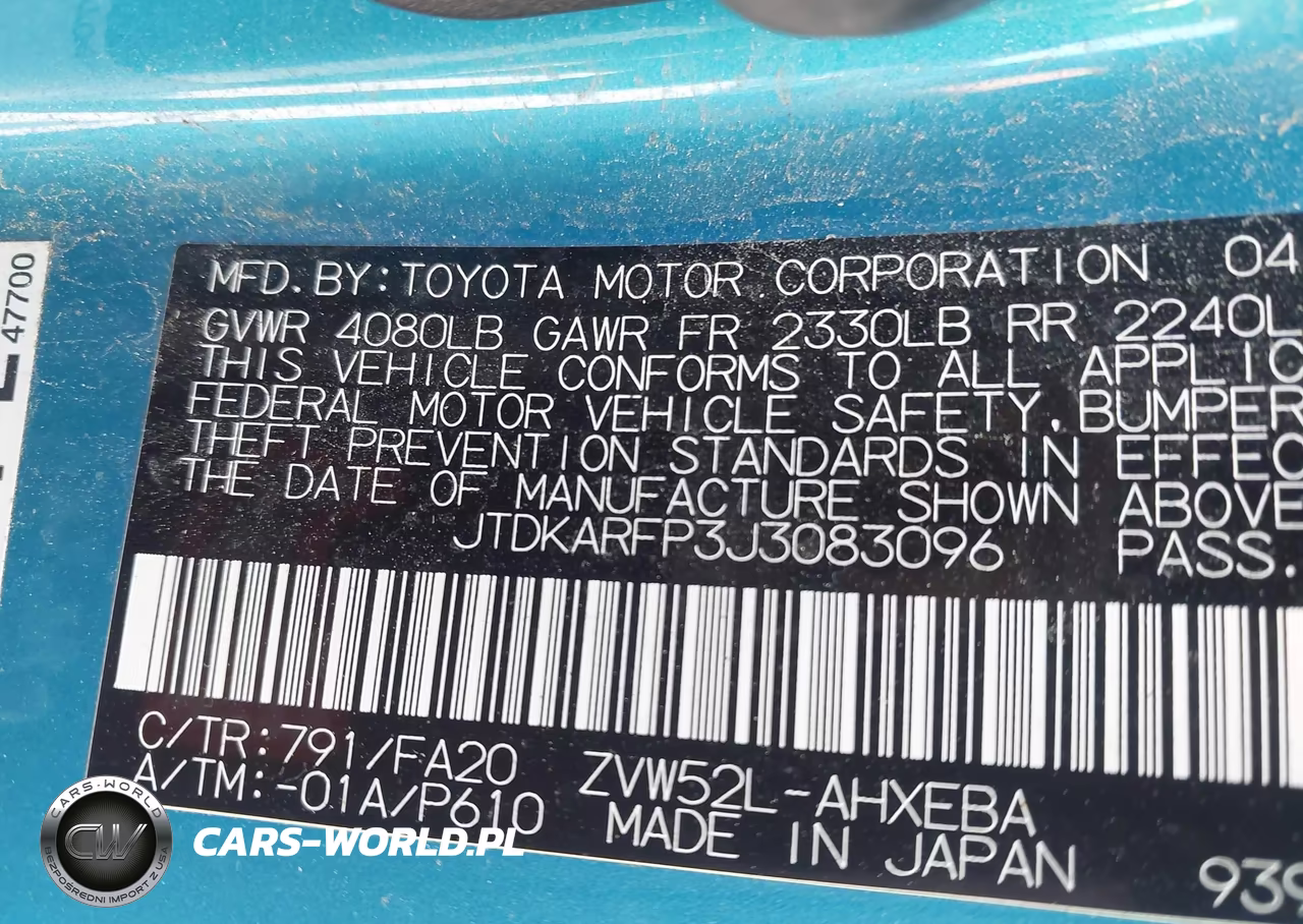 2018 Toyota Prius Prime Plus VIN:JTDKARFP3J3083096 - 9