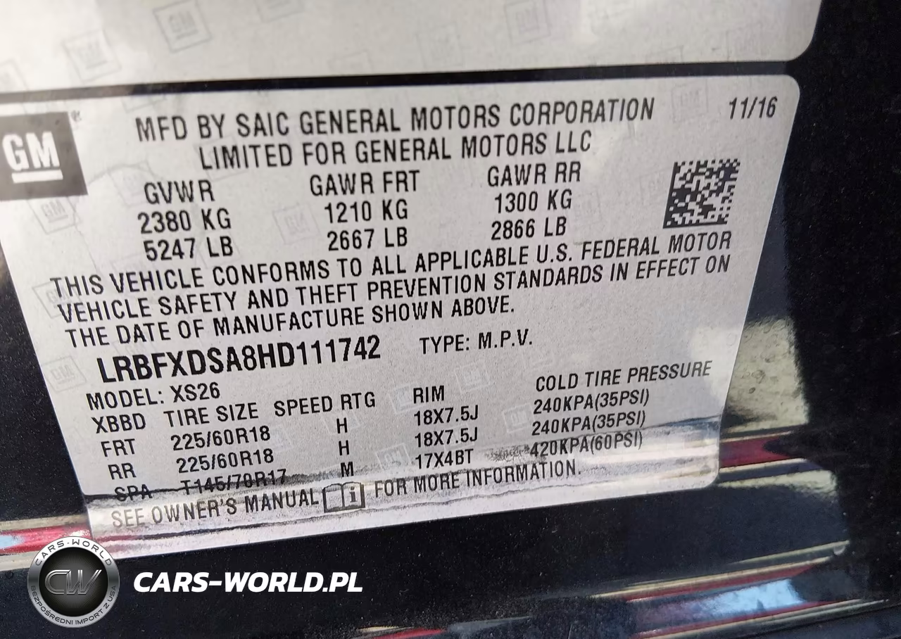 2017 Buick Envision Essence VIN:LRBFXDSA8HD111742 - 9