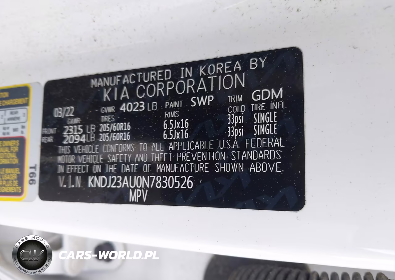 2022 Kia Soul Lx VIN:KNDJ23AU0N7830526 - 9