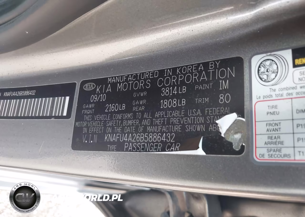 2011 Kia Forte Ex VIN:KNAFU4A26B5886432 - 9