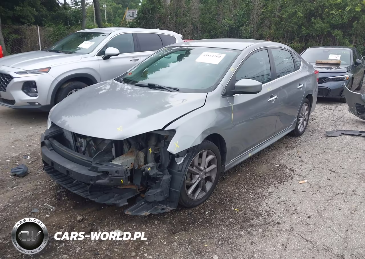 2013 Nissan Sentra Sr VIN:3N1AB7AP4DL666132 - 2