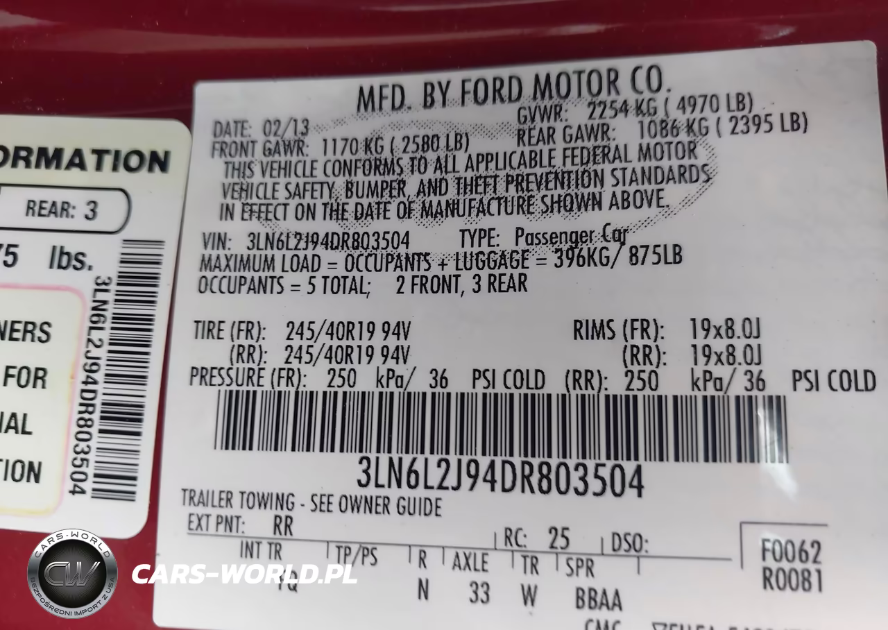 2013 Lincoln Mkz VIN:3LN6L2J94DR803504 - 9