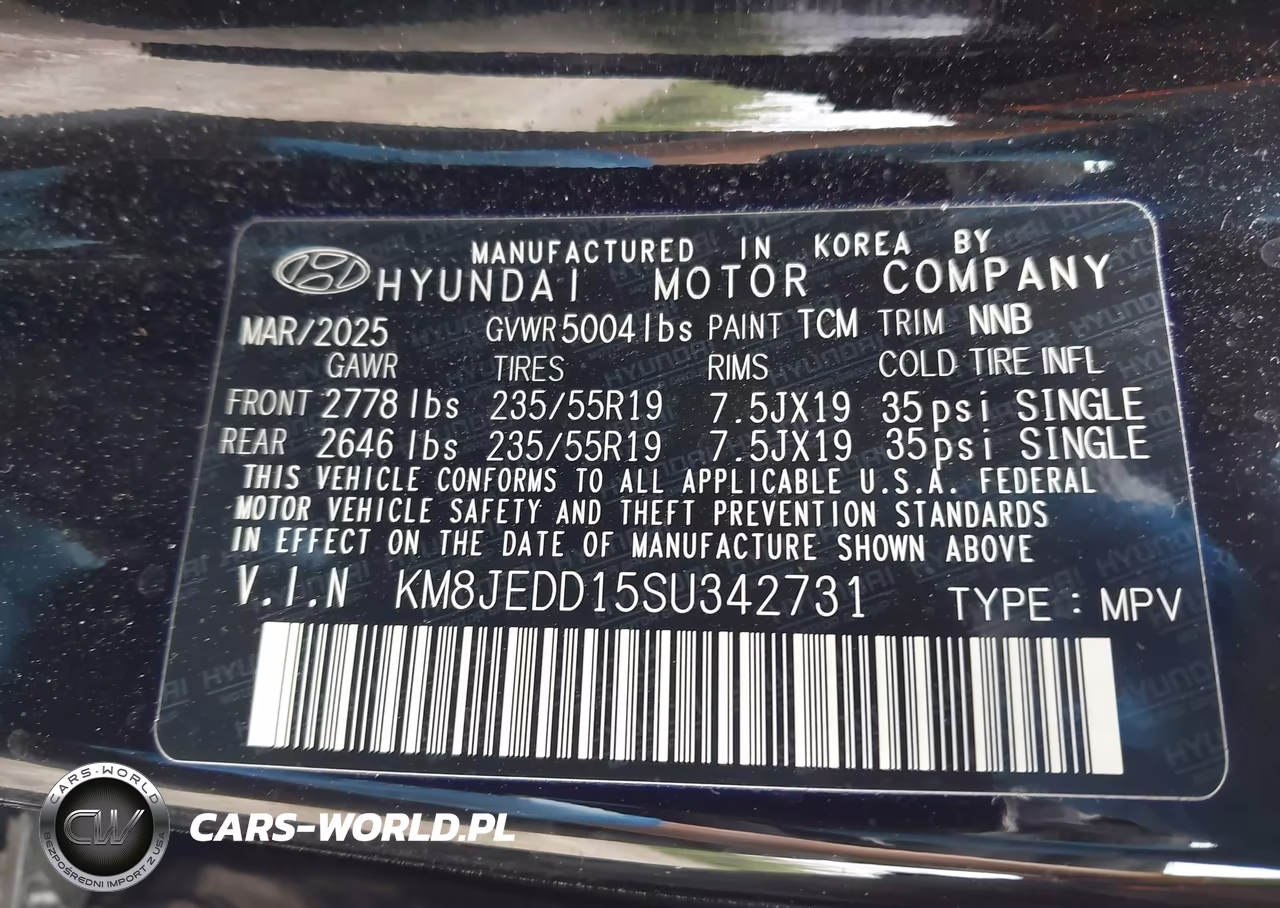 2025 Hyundai Tucson Hybrid Limited VIN:KM8JEDD15SU342731 - 9