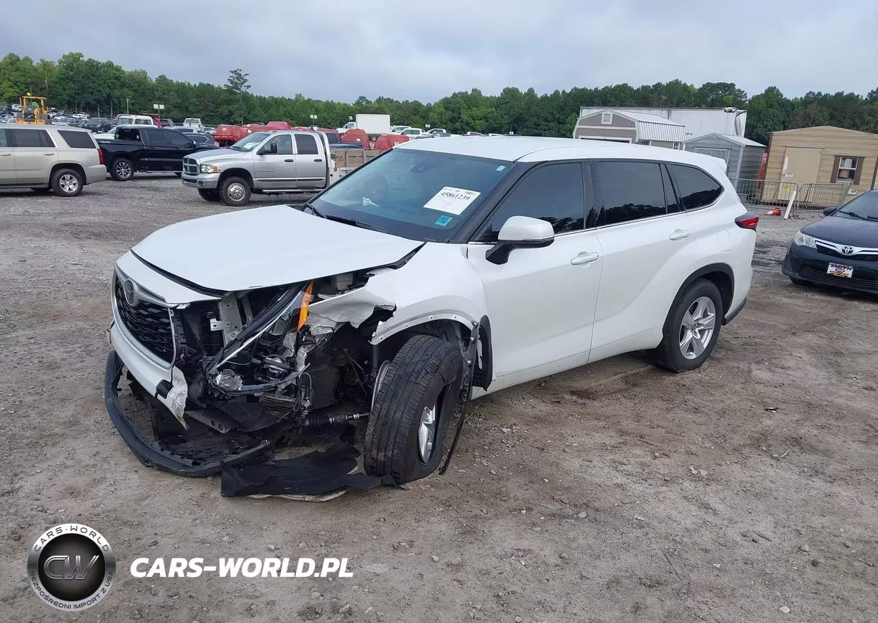2022 Toyota Highlander L VIN:5TDCZRAH8NS539059 - 2