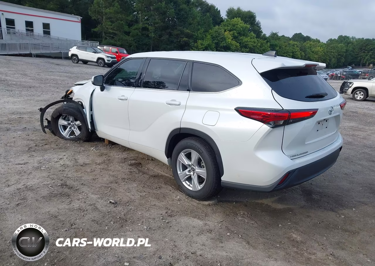 2022 Toyota Highlander L VIN:5TDCZRAH8NS539059 - 3