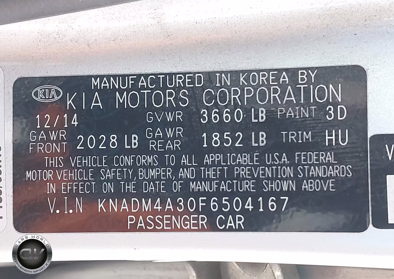 2015 Kia Rio Lx VIN:KNADM4A30F6504167 - 9