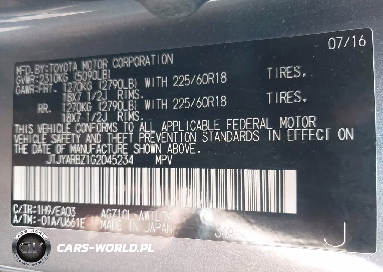 2016 Lexus Nx 200T VIN:JTJYARBZ1G2045234 - 9