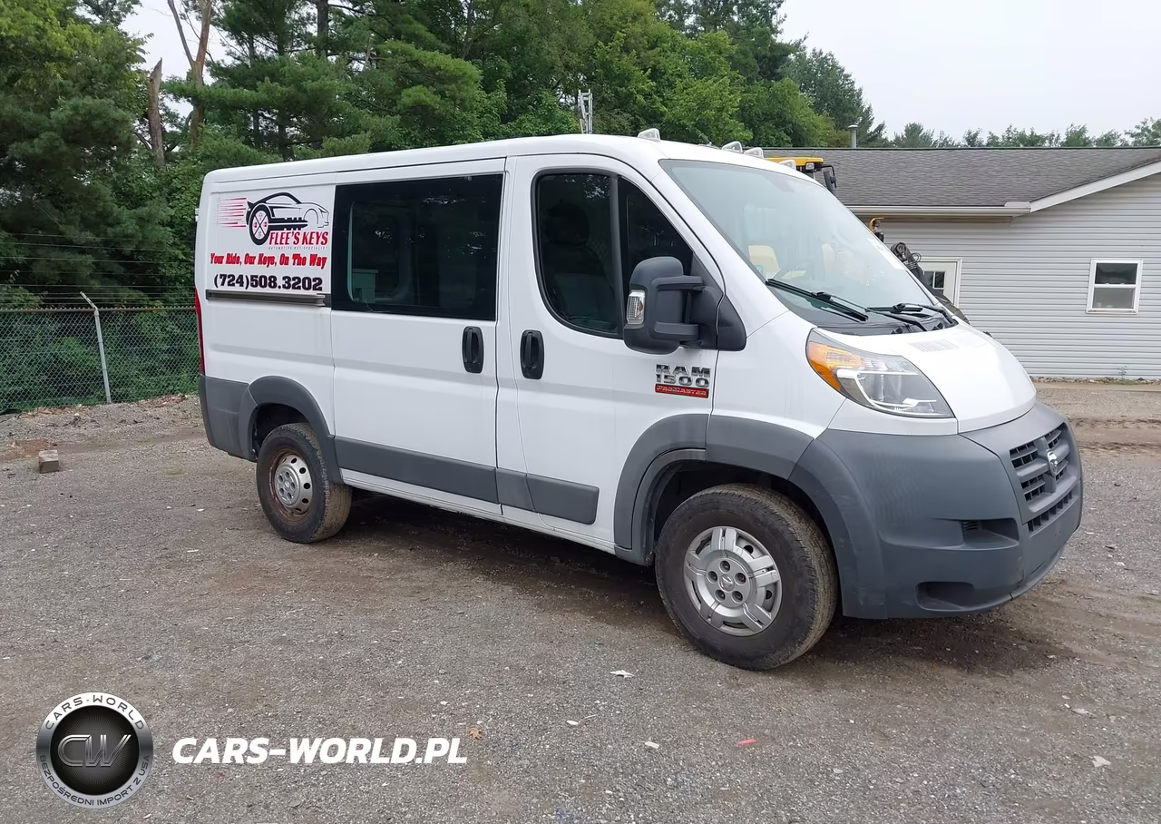 2018 Ram Promaster 1500 Low Roof 118 Wb – zdjęcie 1 z 16
