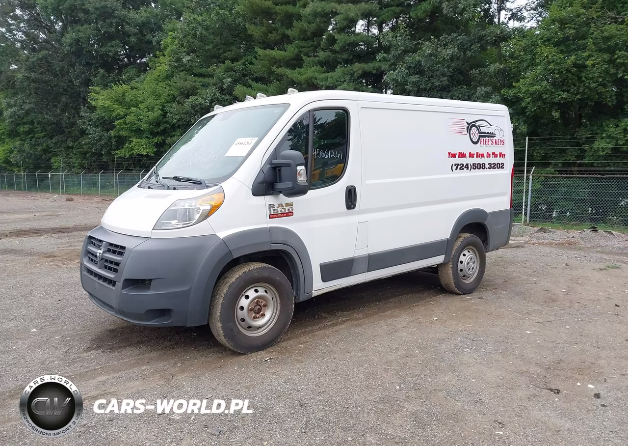 2018 Ram Promaster 1500 Low Roof 118 Wb VIN:3C6TRVNGXJE151157 - 2