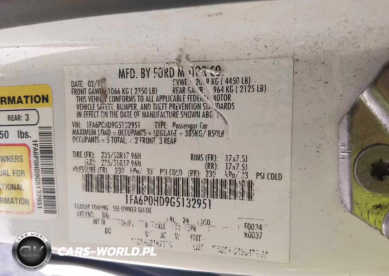 2016 Ford Fusion Se VIN:1FA6P0HD9G5132951 - 9