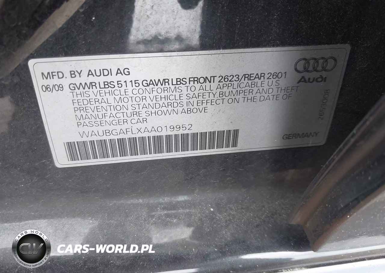 2010 Audi S4 3.0 Premium Plus VIN:WAUBGAFLXAA019952 - 9