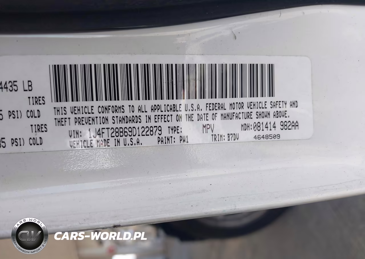 2009 Jeep Patriot Sport VIN:1J4FT28B69D122879 - 9