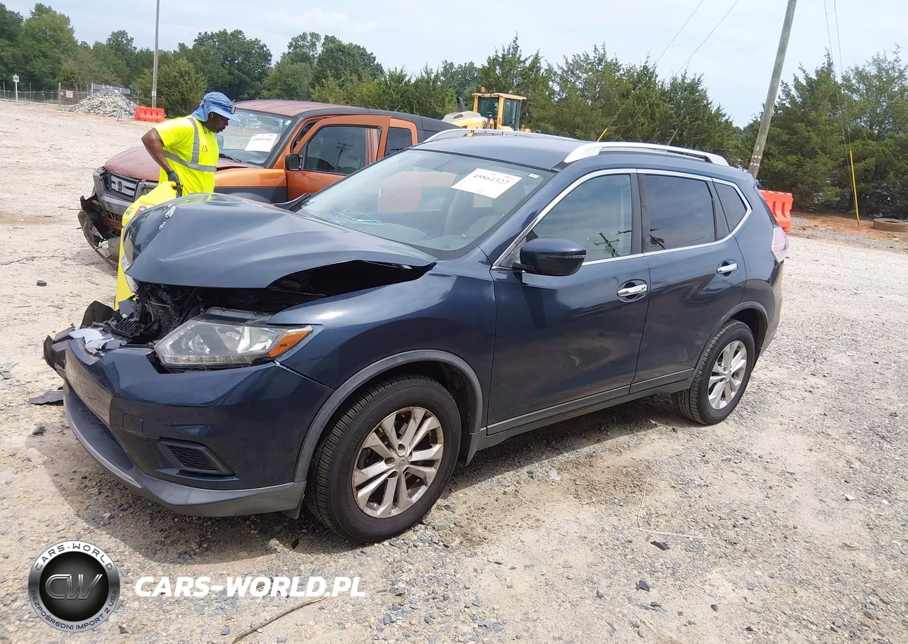 2016 Nissan Rogue Sv VIN:KNMAT2MTXGP620562 - 2