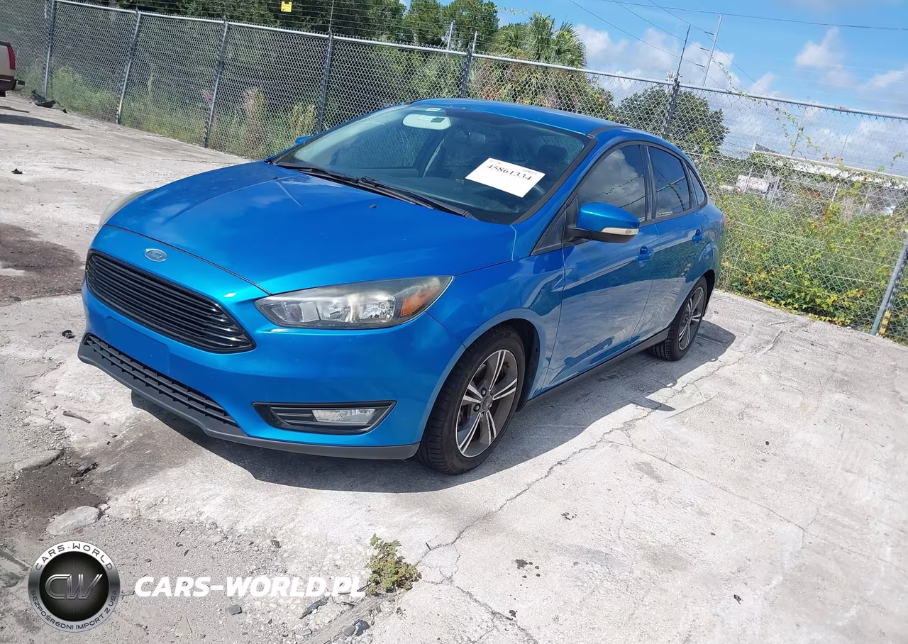 2016 Ford Focus Se VIN:1FADP3FE8GL356289 - 2