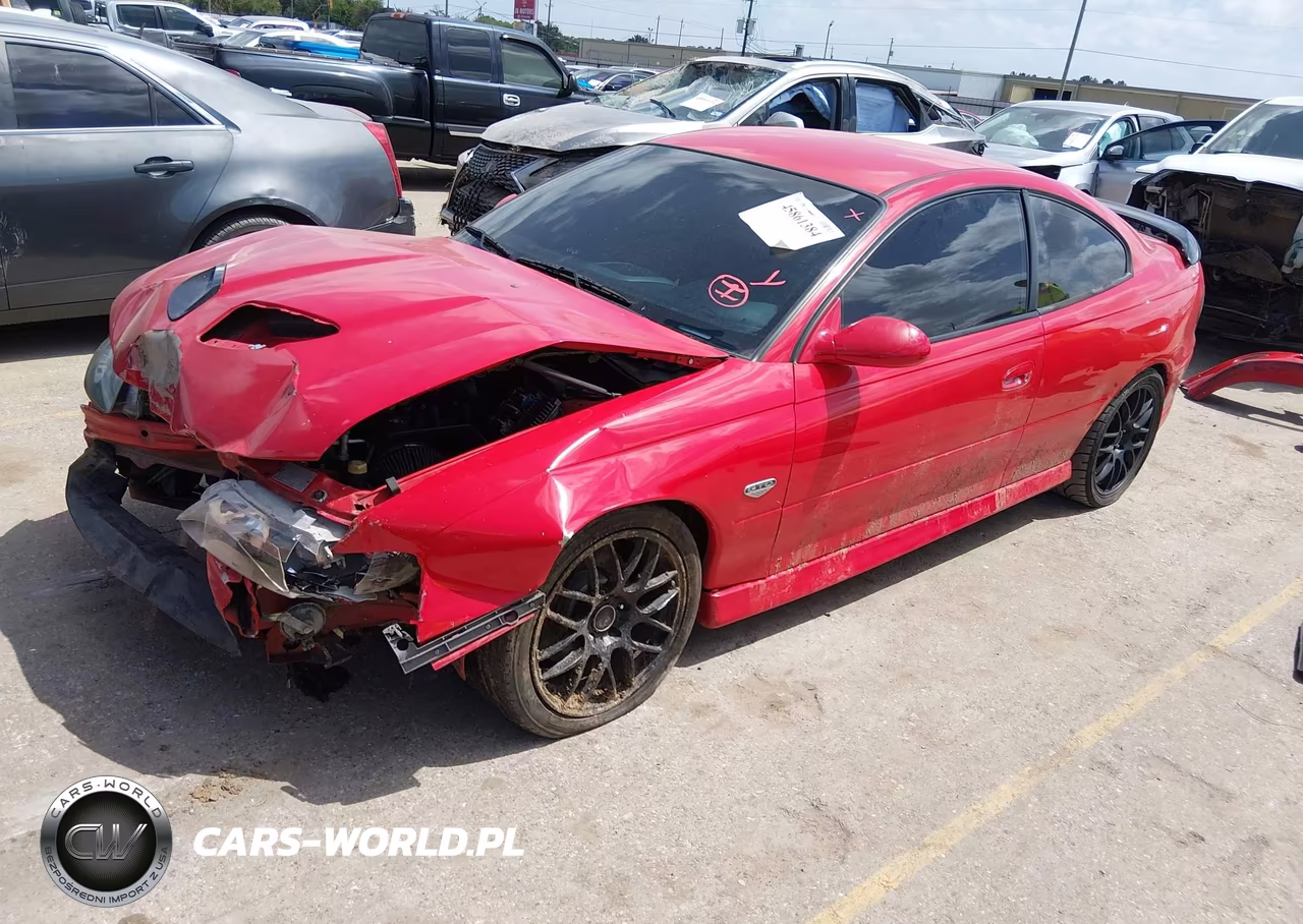 2006 Pontiac Gto VIN:6G2VX12U76L526423 - 2