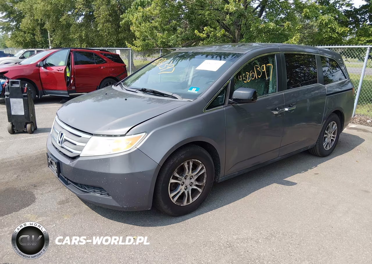 2012 Honda Odyssey Ex-L VIN:5FNRL5H62CB055222 - 2
