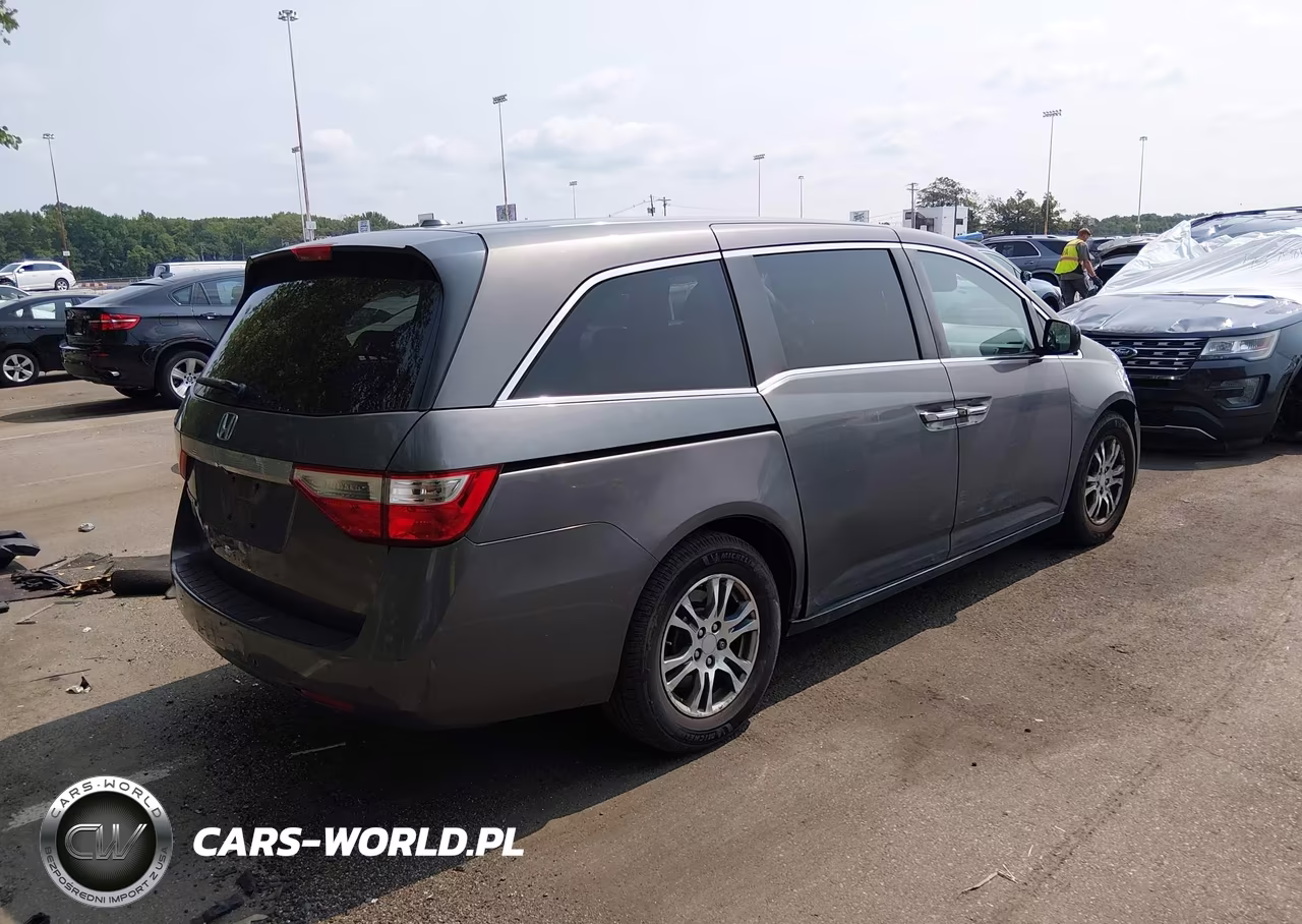 2012 Honda Odyssey Ex-L VIN:5FNRL5H62CB055222 - 4