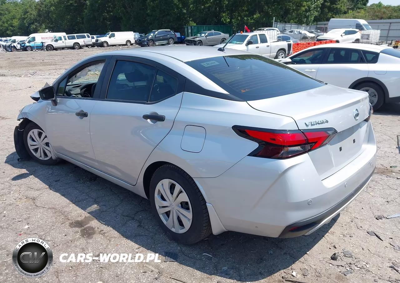 2021 Nissan Versa S Xtronic Cvt VIN:3N1CN8DV8ML907870 - 3