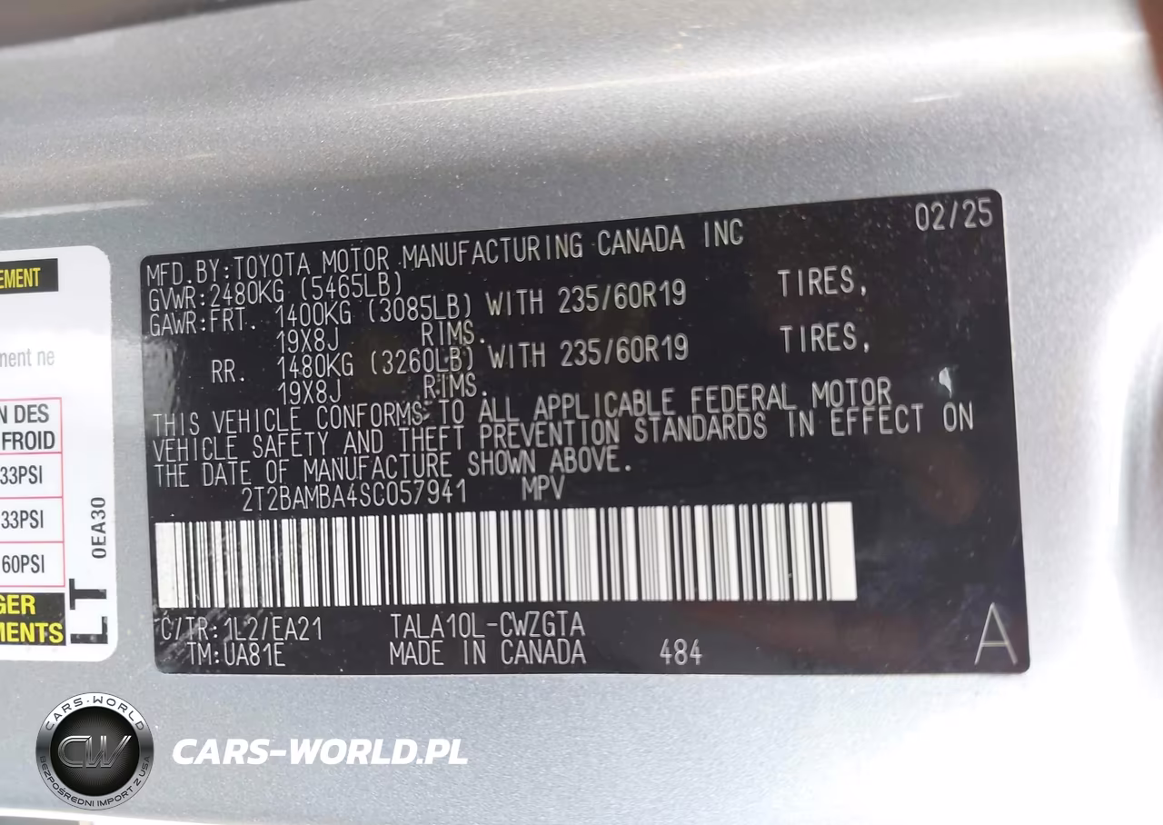 2025 Lexus Rx 350 Premium VIN:2T2BAMBA4SC057941 - 9