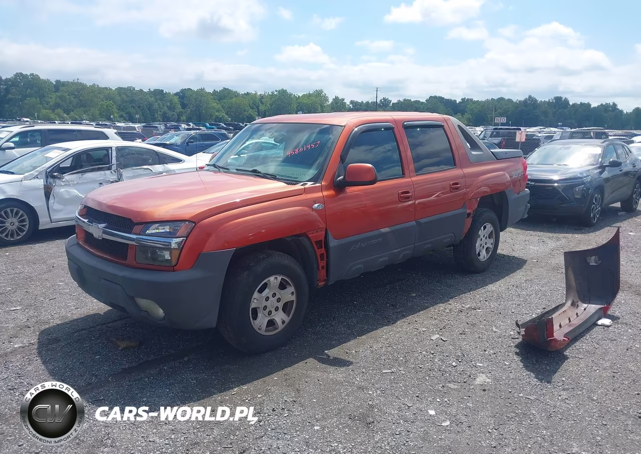 2003 Chevrolet Avalanche 1500 VIN:3GNEK13T63G301262 - 2