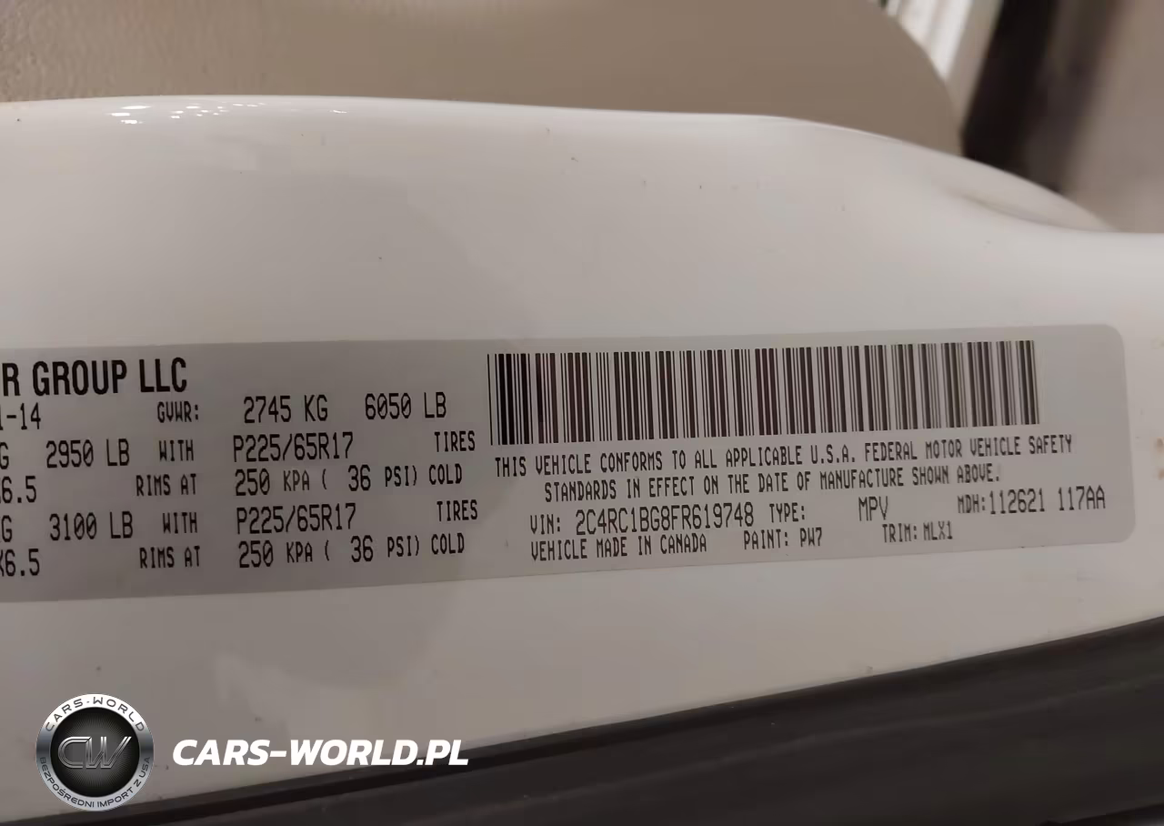 2015 Chrysler Town & Country Touring VIN:2C4RC1BG8FR619748 - 9