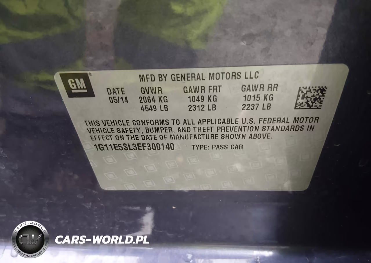 2014 Chevrolet Malibu 2Lt VIN:1G11E5SL3EF300140 - 9