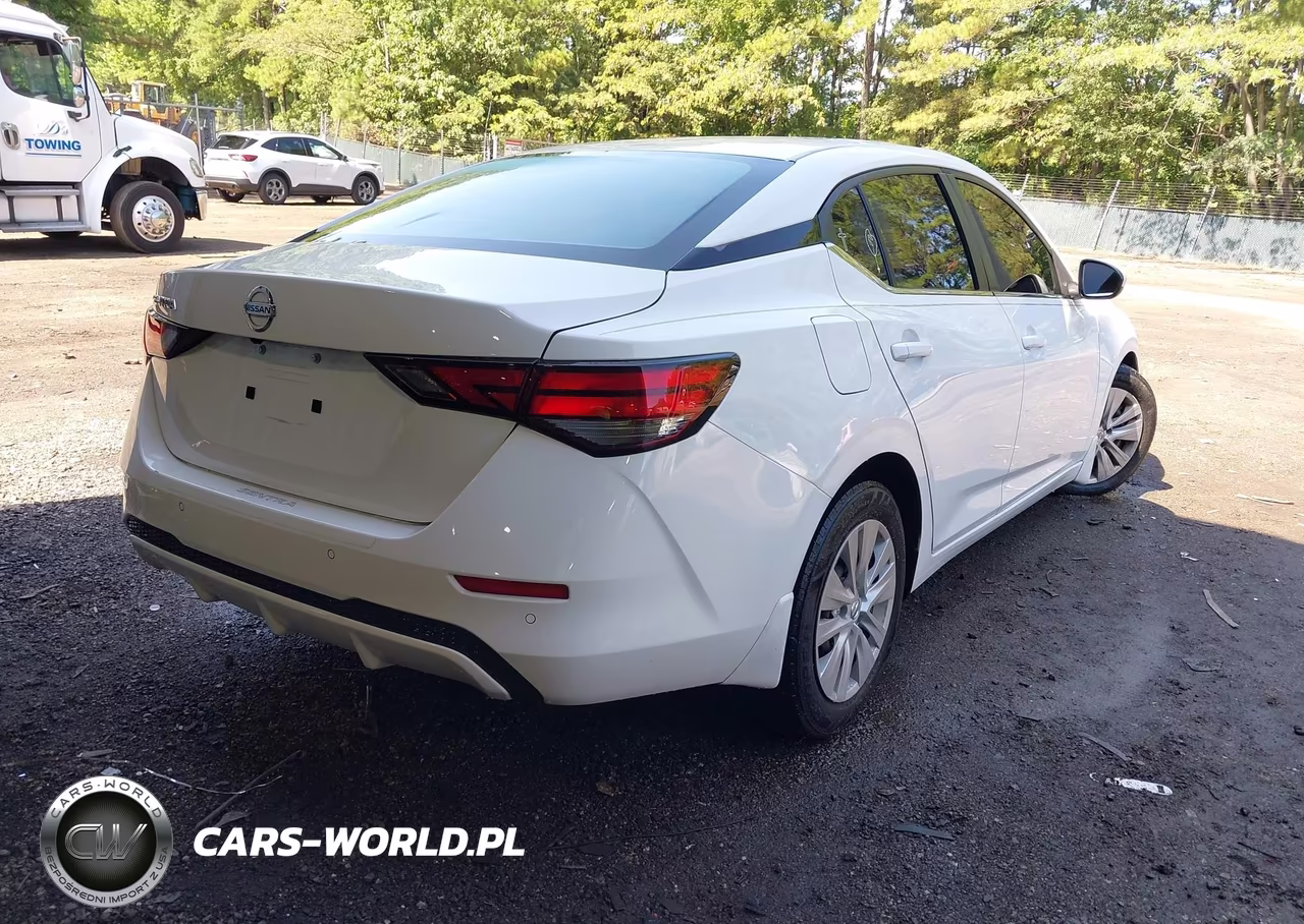 2022 Nissan Sentra S Xtronic Cvt VIN:3N1AB8BV4NY237905 - 4