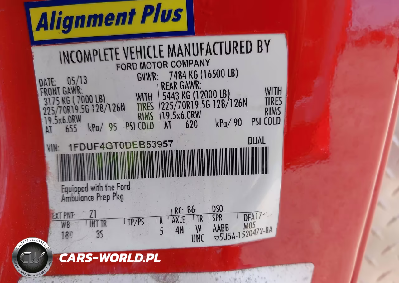 2013 Ford F-450 Chassis Xlt VIN:1FDUF4GT0DEB53957 - 9